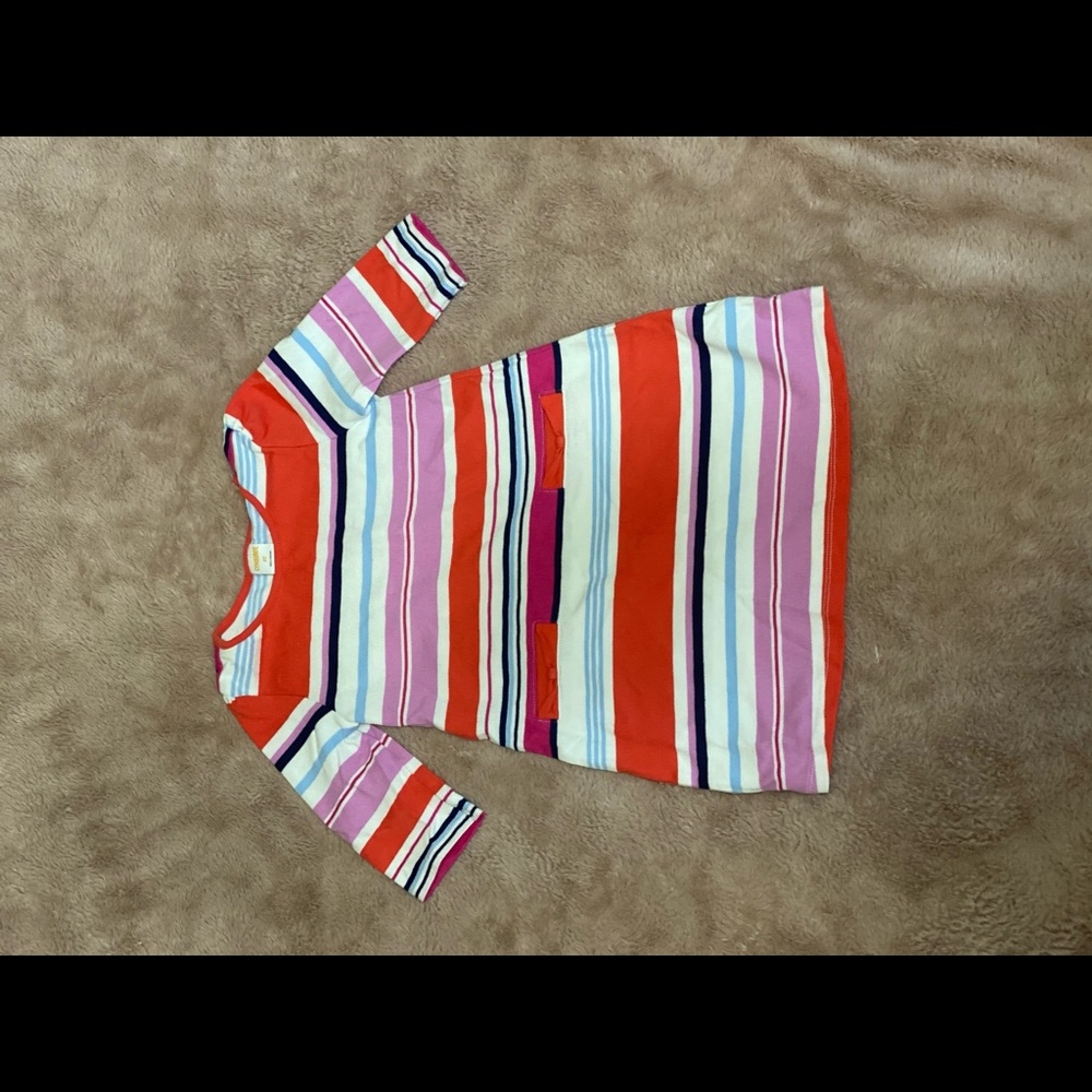 Stripes girls dress